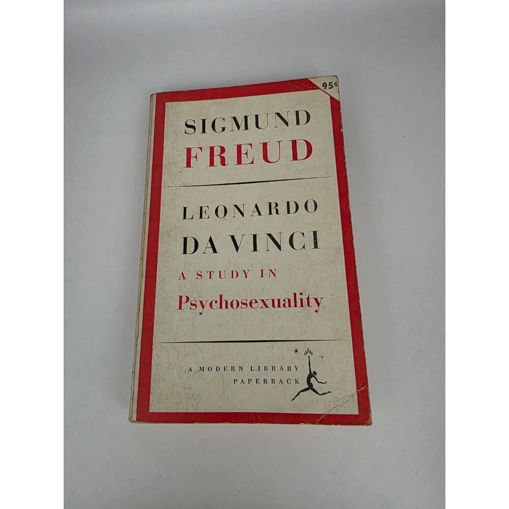 Leonardo da Vinci Psychosexuality Freud 1947 Modern Library Paperback P11